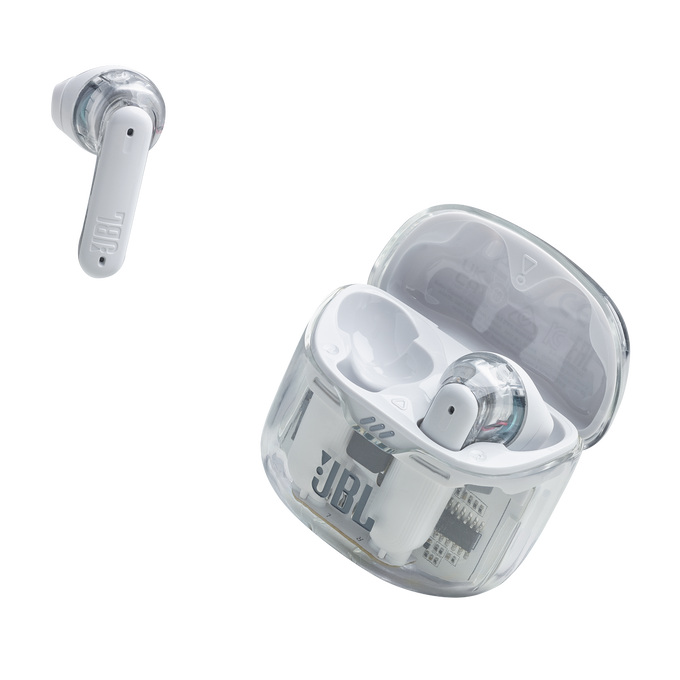 JBL Tune Flex Ghost Edition - White Ghost - True wireless Noise Cancelling earbuds - Detailshot 7 image number null